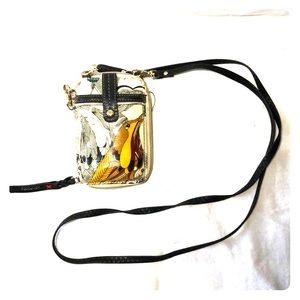 Sakroots Bird Motif Wristlet Wallet